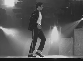 Micheal Jackson moonwalking